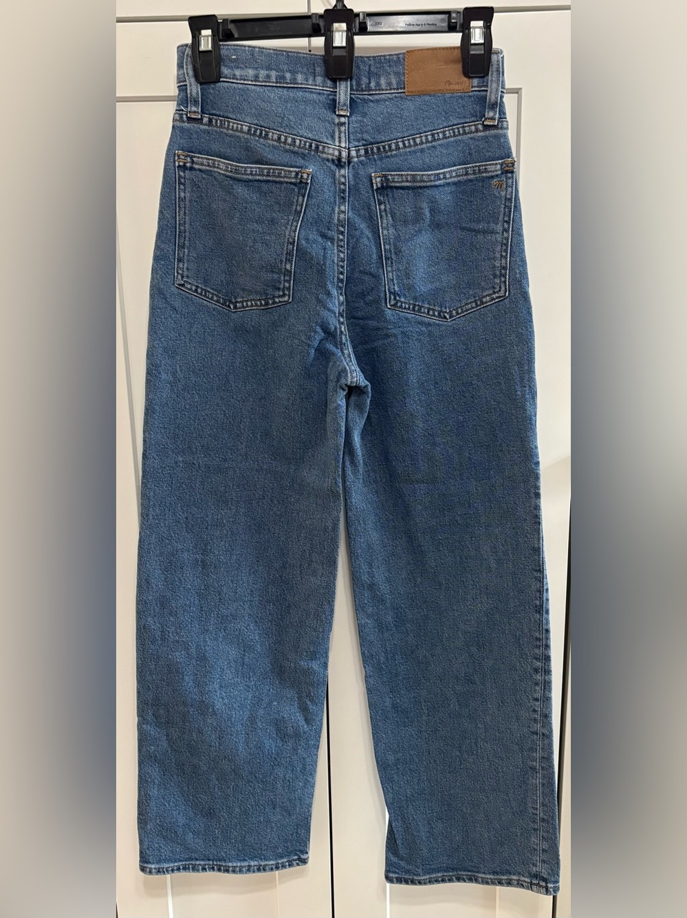 Women’s Madewell The Perfect Vintage Wide-Leg Crop Jean Size 25 - Picture 2 of 5